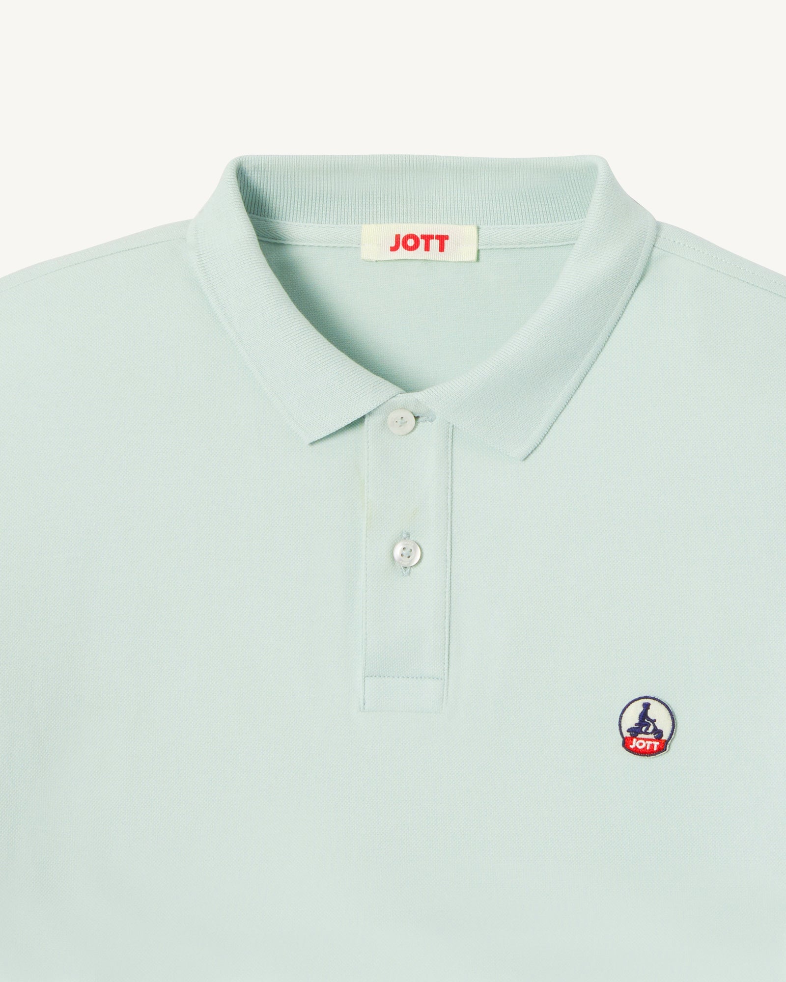 Polo en coton biologique Menthe poivrée Marbella