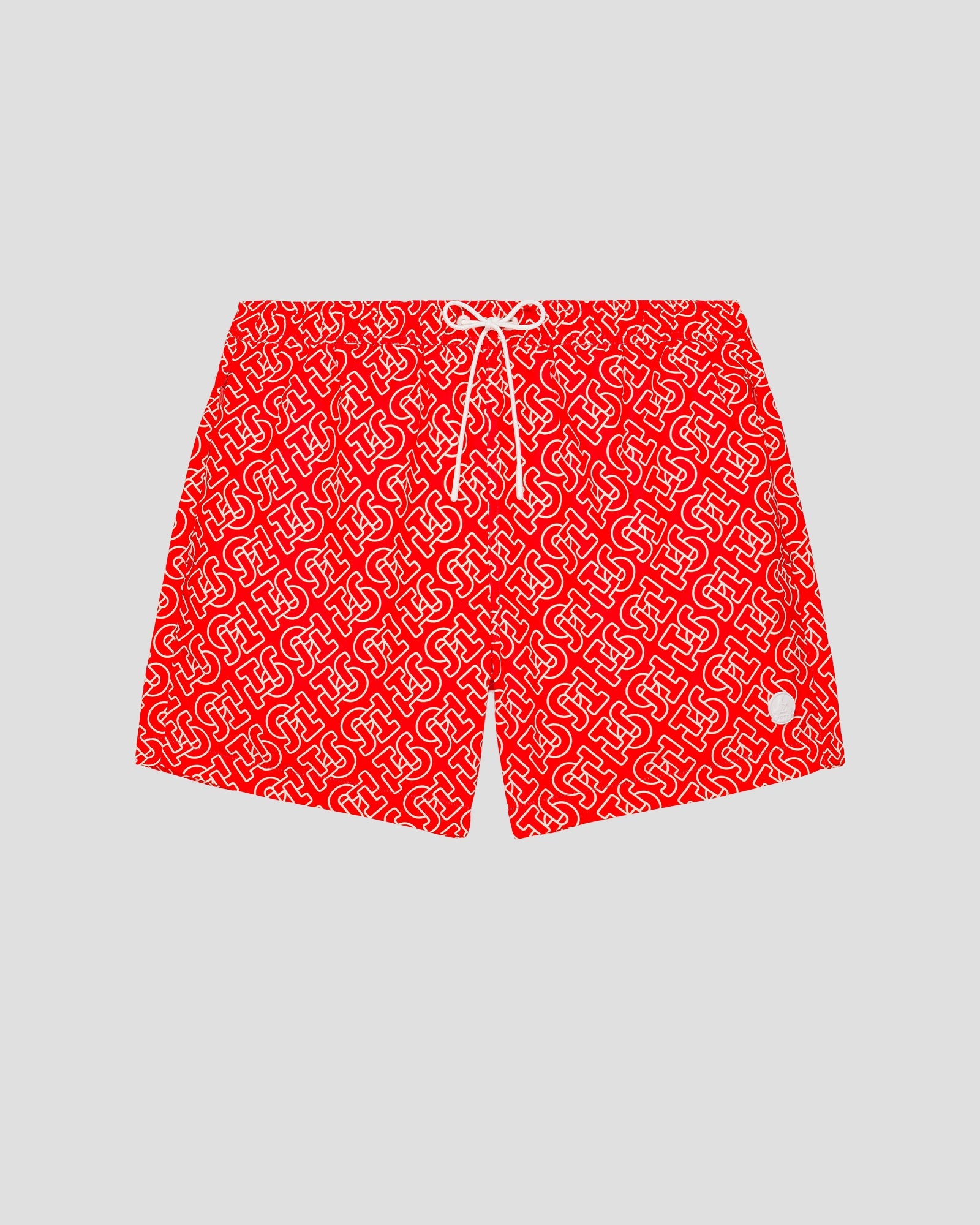 Maillot de bain Mono rouge feu Niolon monogram
