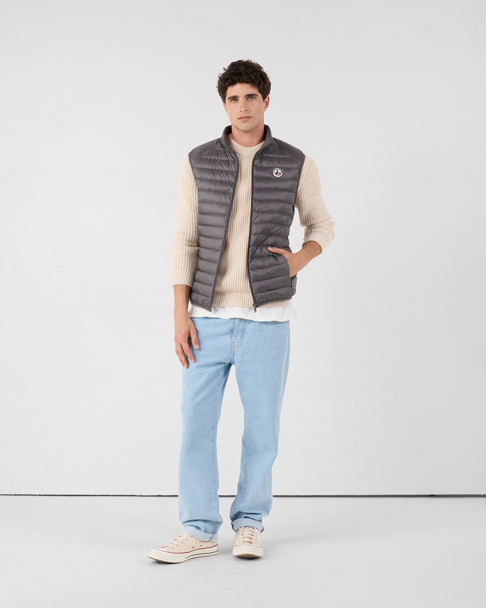 Doudoune sans manches Anthracite Tom