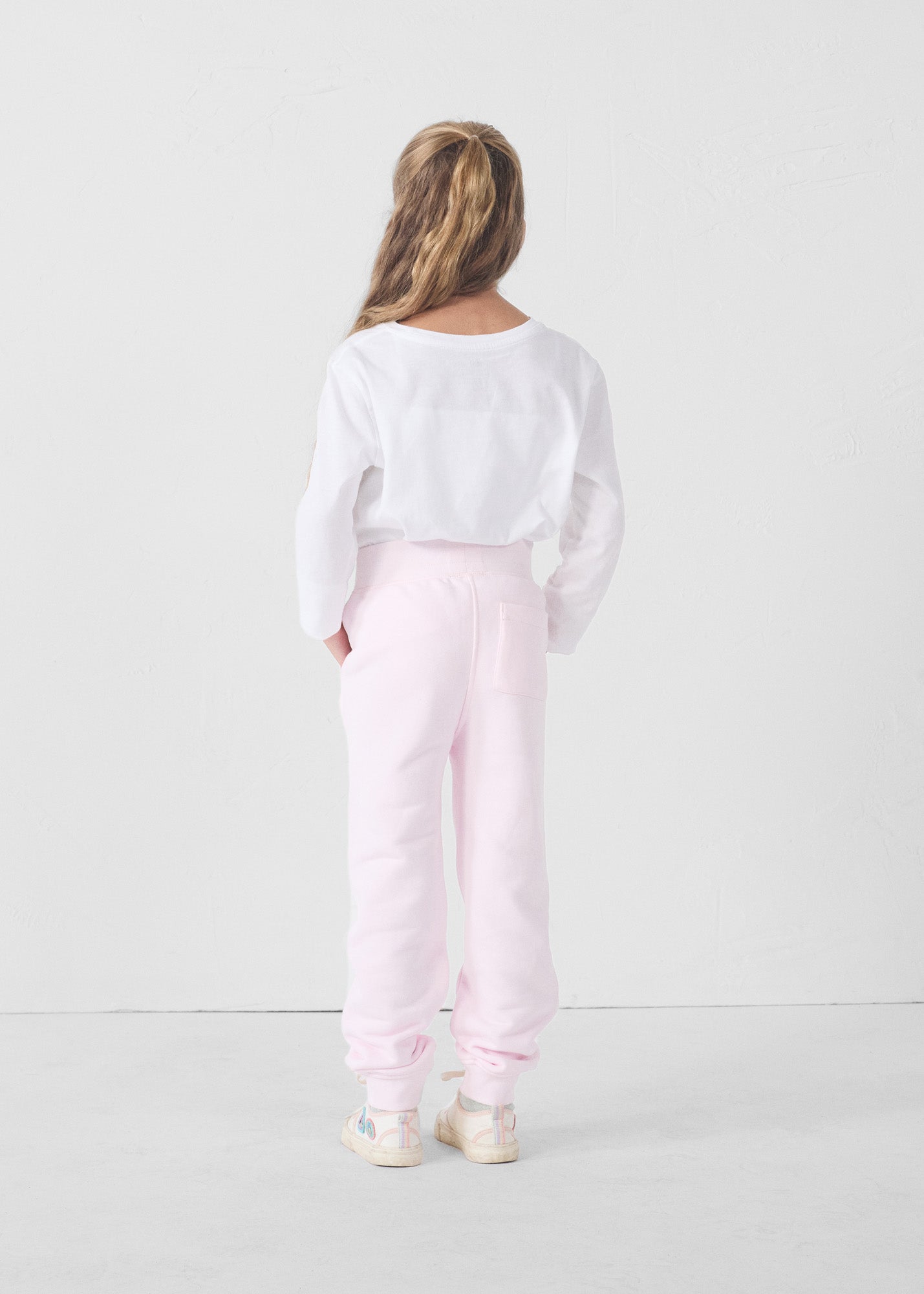 Pantalon de jogging enfant Rose pétale Mika