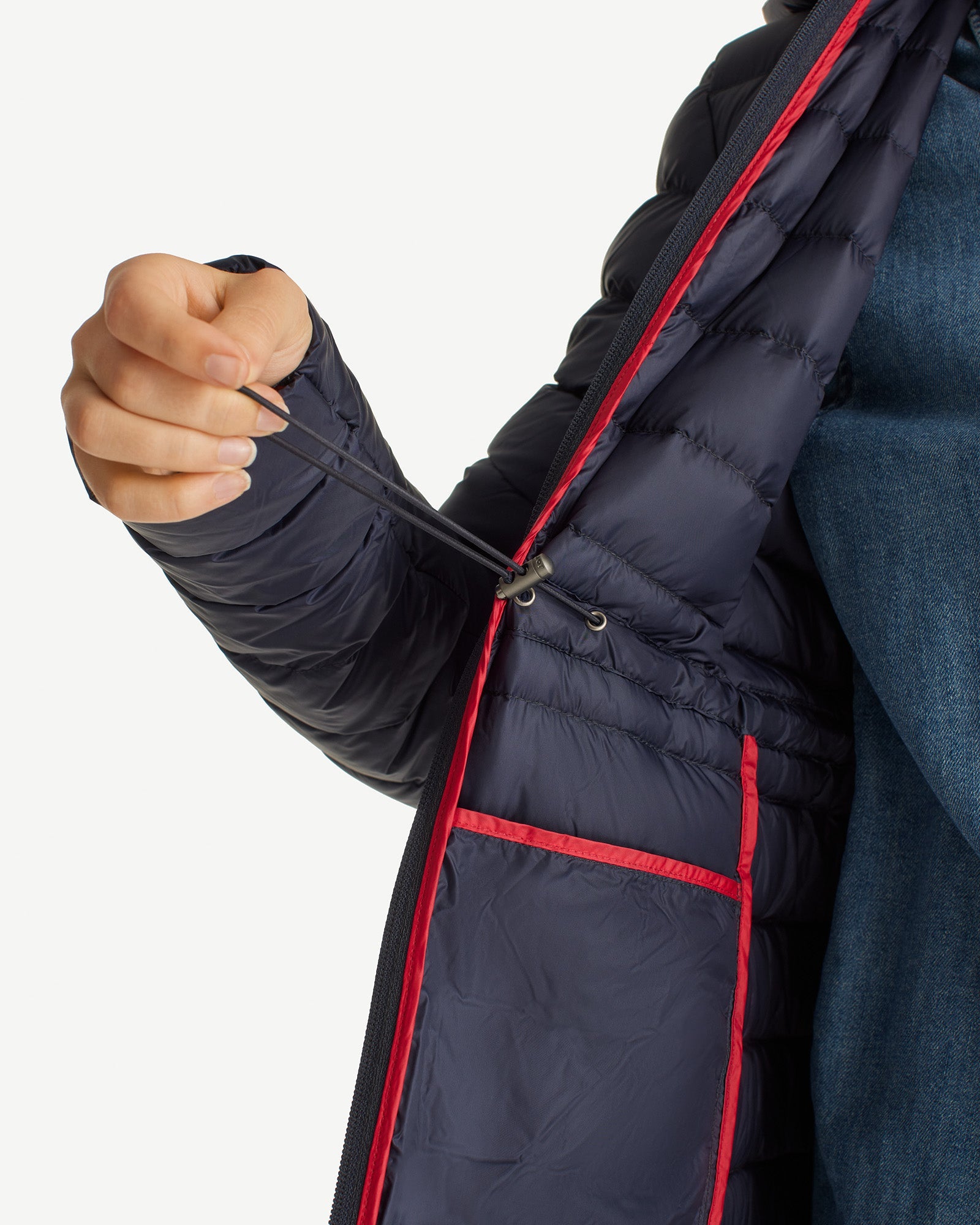 Doudoune longue à capuche Marine Vero 2.0