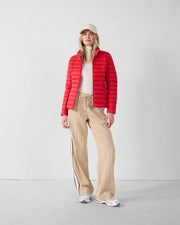 Doudoune légère Rouge carmin Cha