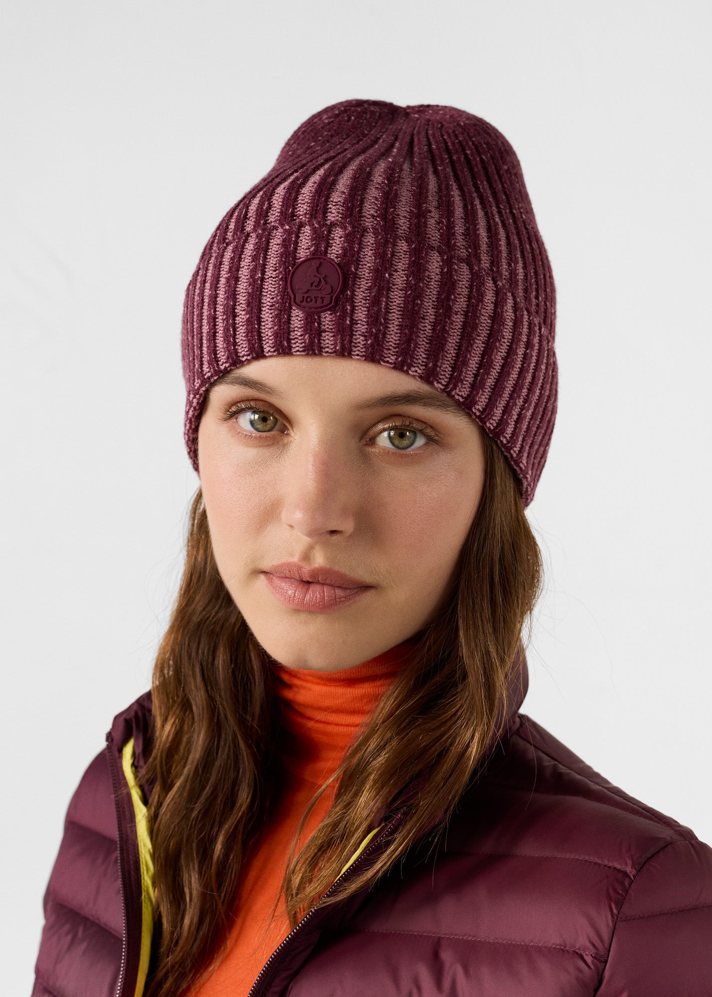 Bonnet bicolore Cerise noire Todd
