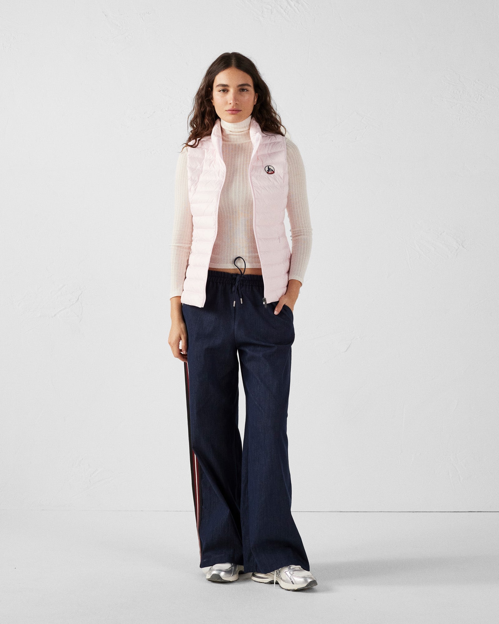 Doudoune légère sans manches Rose pétale Seda